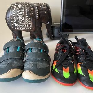 2 Pairs Kids Shoes (Plae & Futsal)